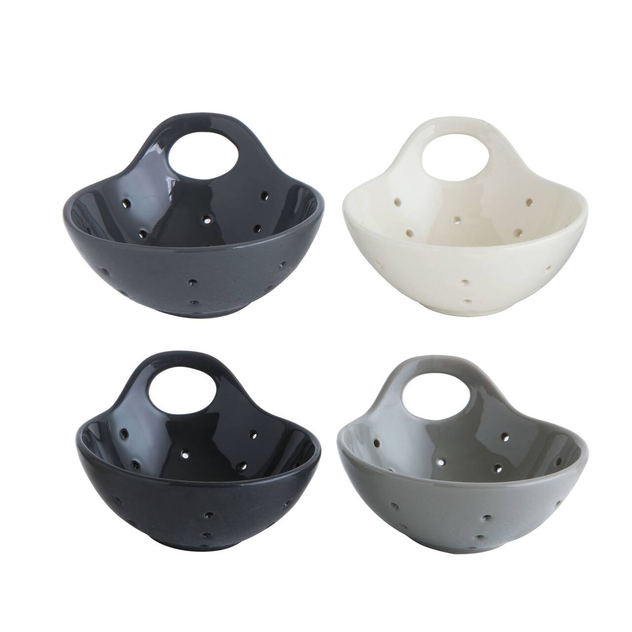Hello Honey® 5" Round Stoneware Berry Bowl Set, 4ct.